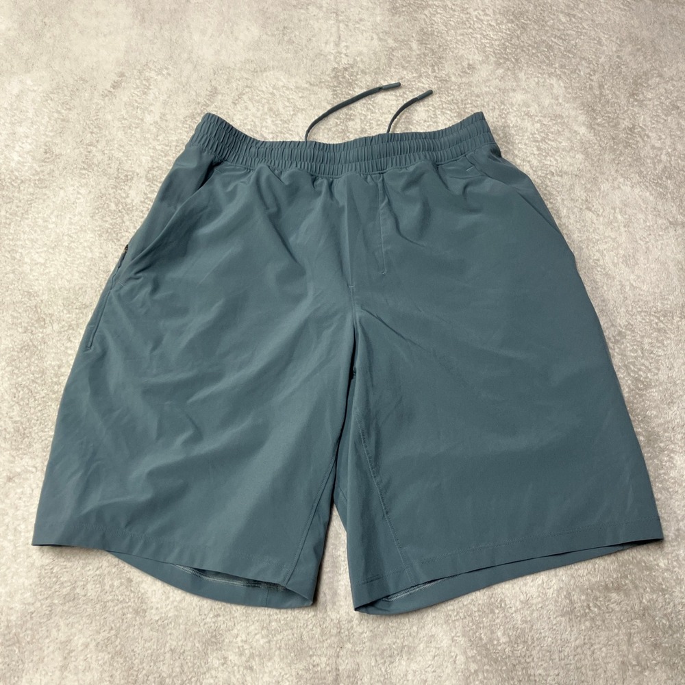 Lululemon Pace Breaker Lined Shorts Men's Light Blue 9" Inseam Gym Workout Sz M
